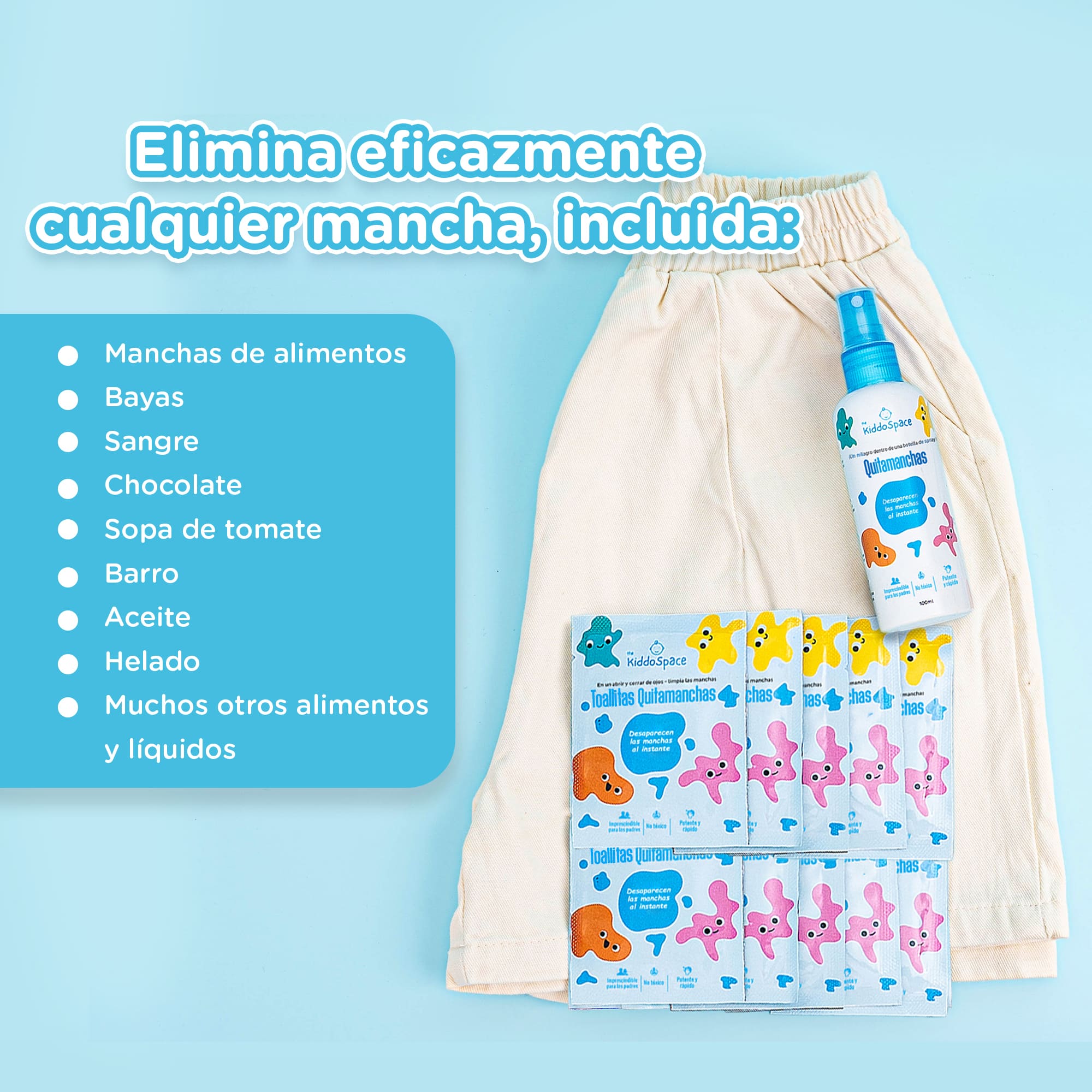 Kit de Quitamanchas KiddoSpace