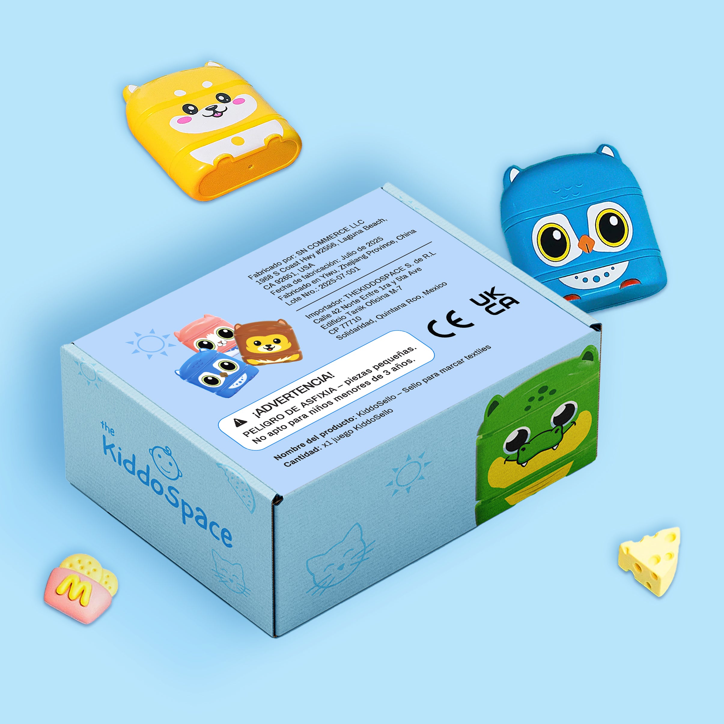 KiddoSello - Sello de nombre personalizado